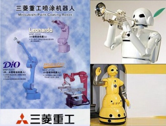 三菱噴涂機器人春節(jié)不打烊，海藍機電道一聲：新春快樂！